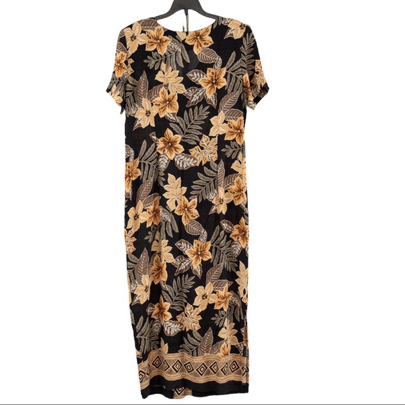 Vintage maxi floral printed maxi Dress - Picture 3 of 11